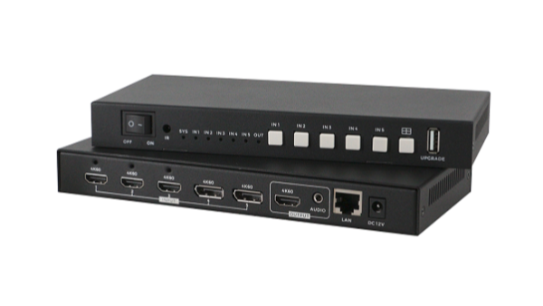 4k60 5進(jìn)1出無(wú)縫畫面分割器