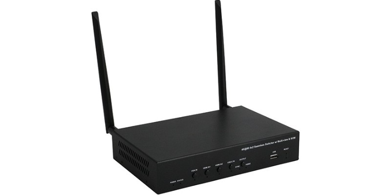 8臺電腦同時投屏如何實現？4K60有線無線共享系統BYOD8200來幫忙