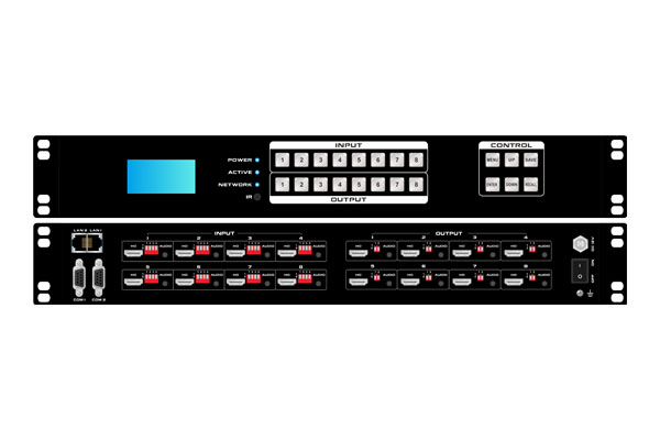 HDMI無縫拼接矩陣 1.5U