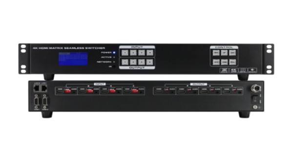4K60 4進(jìn)4出HDMI無(wú)縫拼接矩陣 1.5U -碧云祥
