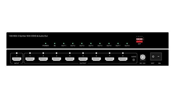 4K60 HDMI分配器1進(jìn)8出-碧云祥