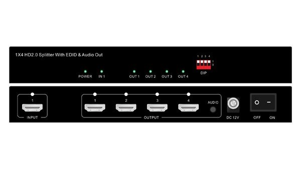 4K60 HDMI分配器 1進(jìn)4出-碧云祥